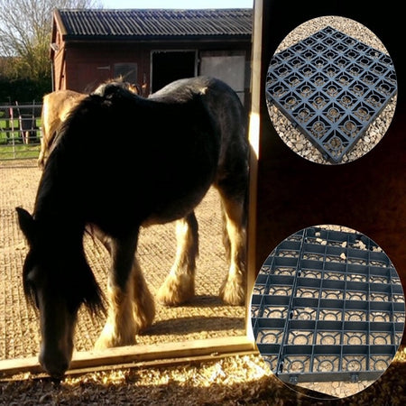 500x500mm Plastic Gravel Grids For Horse Stud And Buggy Paths