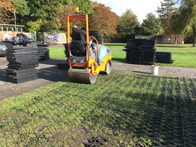 Recycled Polypropylene Grass Grids For Commercial & Industrial Surface Reinforcement