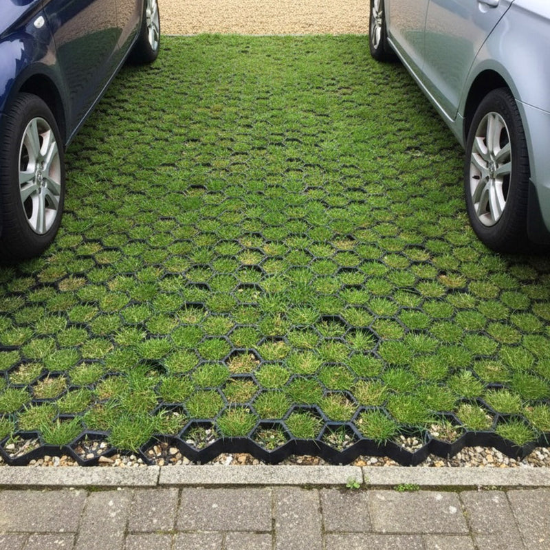 Black Grass Grid 3XL – Premium Driveway &amp; Garden Parking Solution Prevents Ruts, Click-Lock System, Long-Lasting (Per m²)