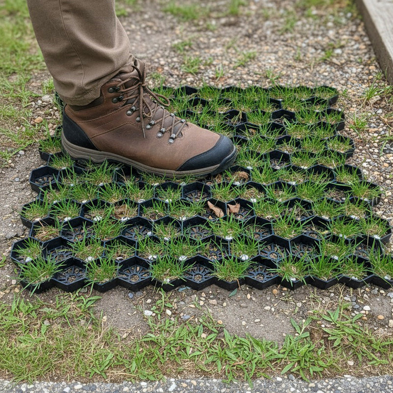 Black Grass Grid 3XL – Premium Driveway &amp; Garden Parking Solution Prevents Ruts, Click-Lock System, Long-Lasting (Per m²)