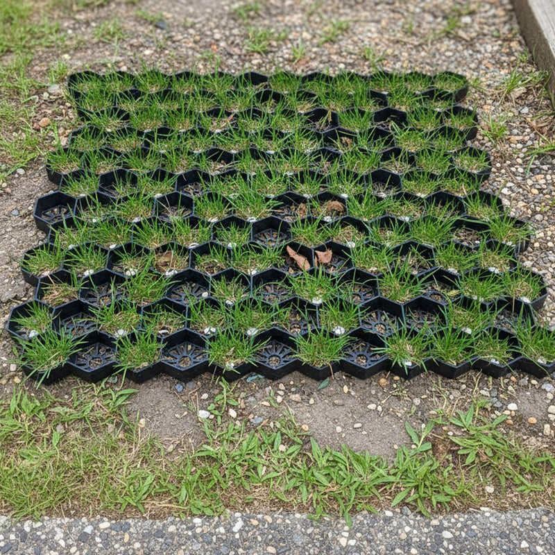 Black Grass Grid 3XL – Premium Driveway &amp; Garden Parking Solution Prevents Ruts, Click-Lock System, Long-Lasting (Per m²)