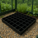 Heavy-Duty Recycled Plastic Greenhouse Base – Weatherproof Grid Foundation for Long-Lasting Garden Protection
