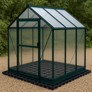 Heavy-Duty Recycled Plastic Greenhouse Base – Weatherproof Grid Foundation for Long-Lasting Garden Protection