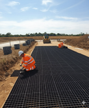 Recycled Polypropylene Grass Grids For Commercial & Industrial Surface Reinforcement