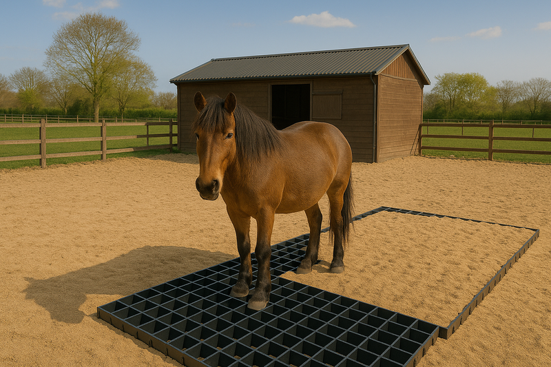 Heavy-Duty Mud Control Grids for Horses, Vehicles & Agriculture Strong, Eco-Friendly, Easy-Fit Design
