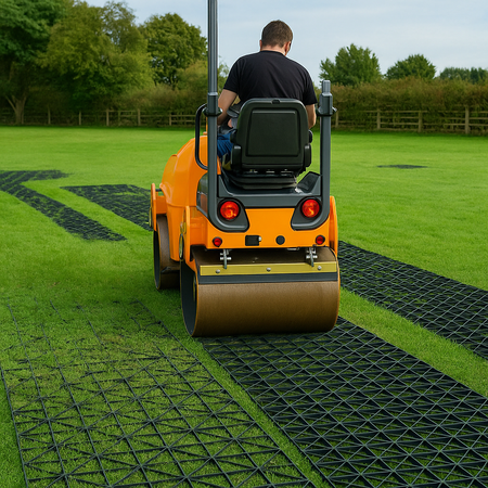EarthPress Grass Grids – Heavy-Duty Driveway Reinforcement 30 Tonne Load Eco-Friendly Parking Solution