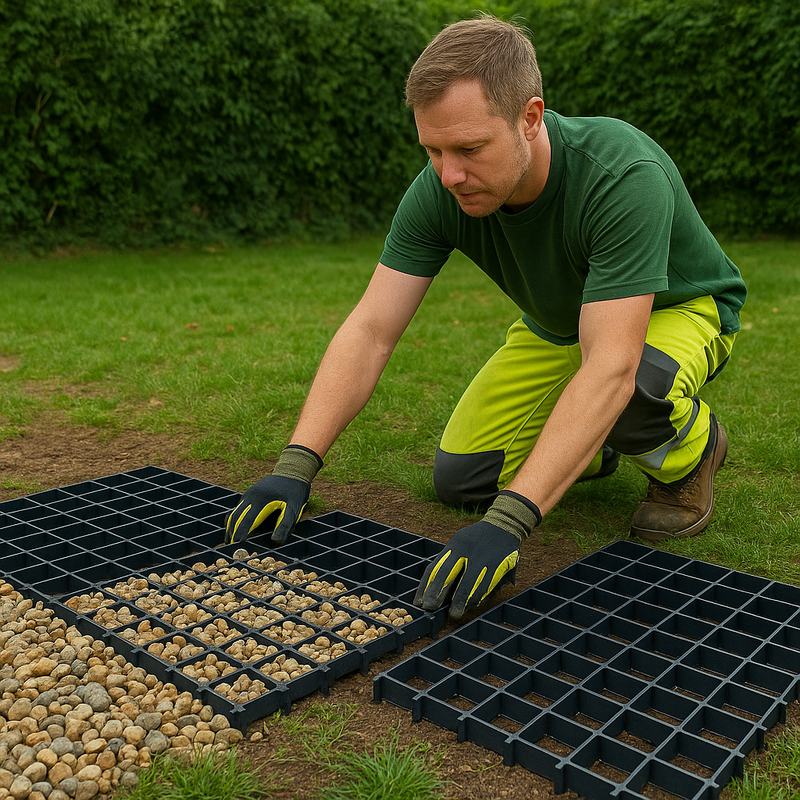 Industrial-Grade 50mm Heavy Duty Grid – Reinforced Ground Stabilisation for Roads, Car Parks & Emergency Access (30T Capacity)