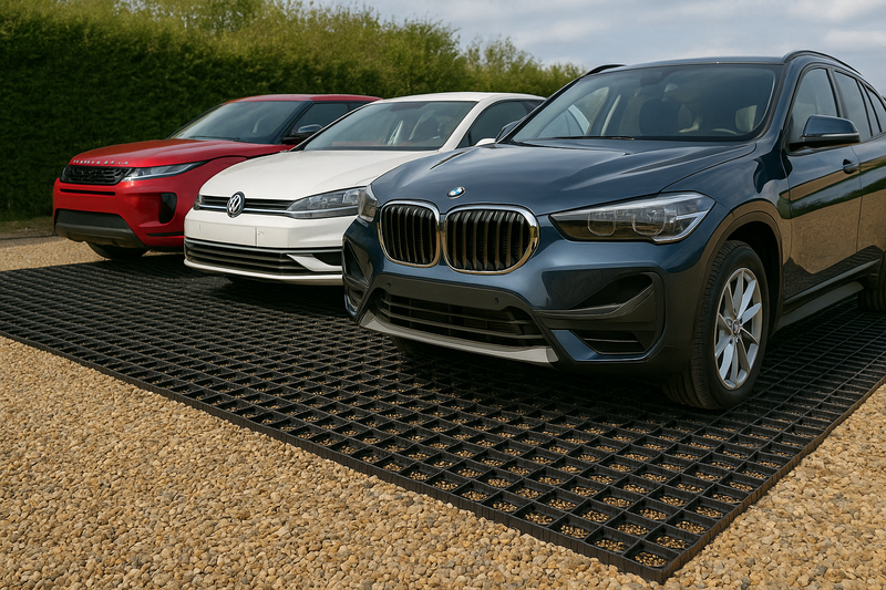 Heavy Duty 50mm Driveway Grid Eco Ground Stabilisation for Car Parks, Paths, Farm Tracks & Equestrian Surfaces
