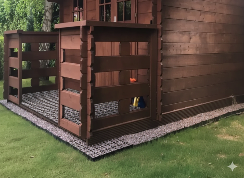 Premium Plastic Shed Base Kit – Heavy-Duty Ground Grid for Sheds